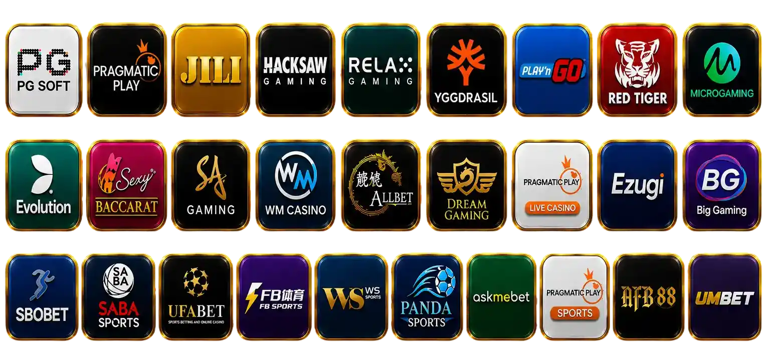 รวมค่ายเกมที่ให้บริการ
